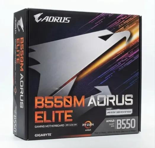 placa mãe b550m aorus