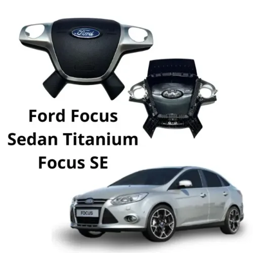 Capa Tampa Do Airbag Volante Da Buzina Ford Focus Titanium 2013 2014 2015 Focus SE