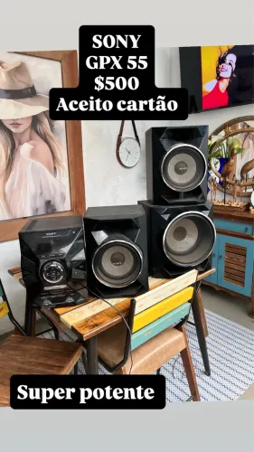 Aparelho de som Sony super potente