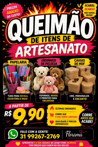 ? QUEIMÃO DE ARTESANATO
