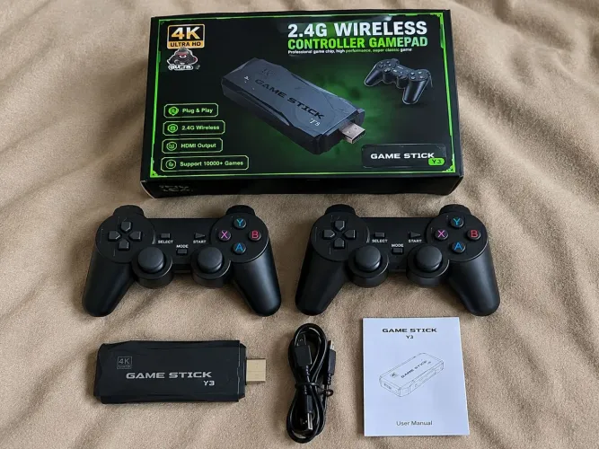 Game Stick 4K Retrô 10.000 Jogos