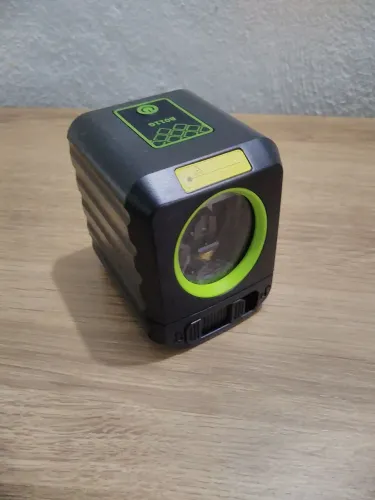 Nível a laser 2 linhas verde huepar construção civil gesso carpinteiro