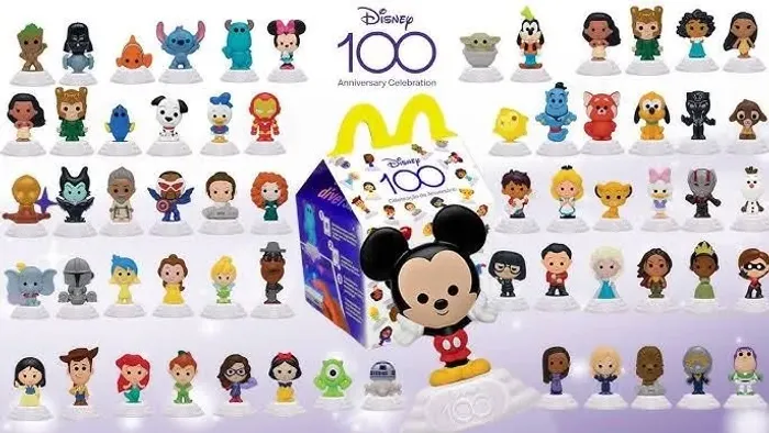 Disney 100 McDonald?s Completa | 62 Personagens Lacrados | Colecionador
