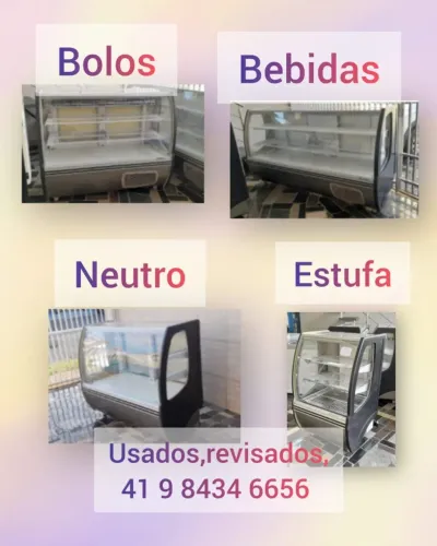Frente panificadora ou lanchonete mede 5,60 4 itens Gelopar.