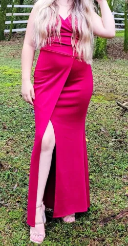 Vestido Longo Vermelho Festa