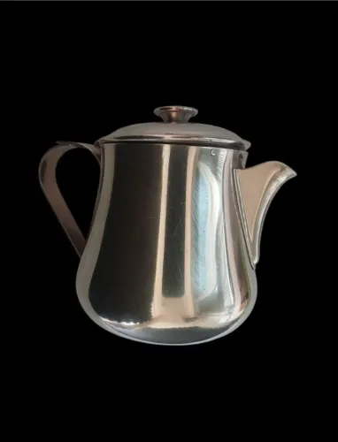 Antigo Bule Leiteira Inox Meridional 450ml, Anos 80