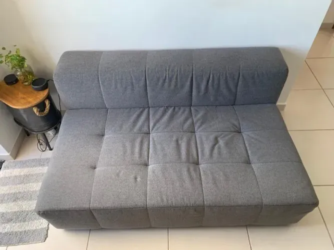 Sofá Modular 2 Lugares Sofo Tokstok Cinza