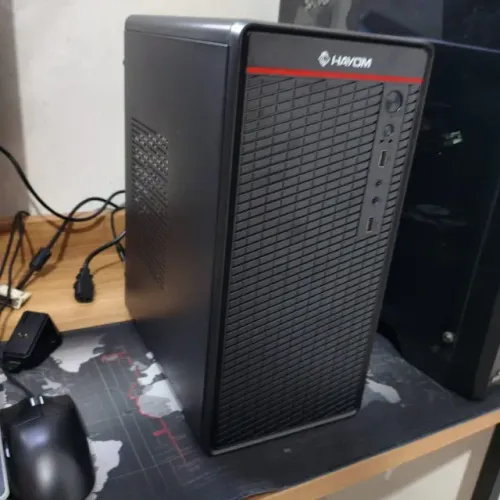Computador i3-3240 8GB + SSD 128GB - Desktop Completo com USB e Áudio no Painel Frontal