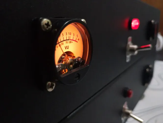 Hardware Black Face Vu Meter