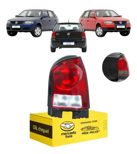 Lanterna Traseira Vw Gol G4 2006 2007 2008 2009 2010 2011 Ld Direito/passageiro
