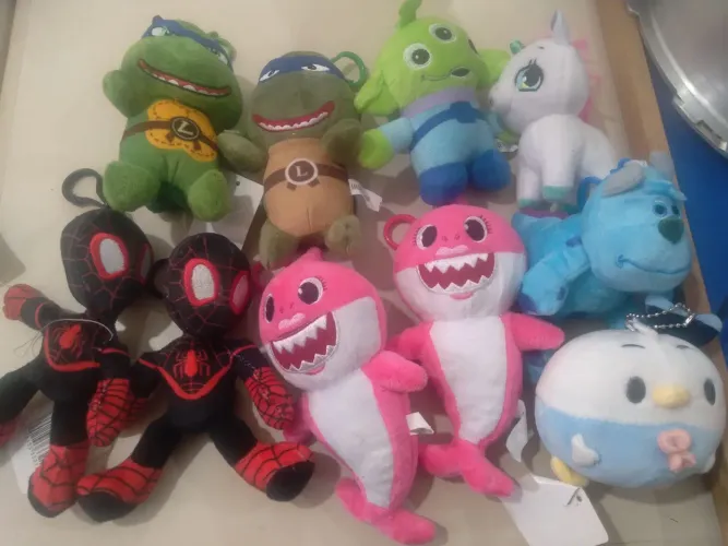 Vendo chaveiros de pelúcia 
