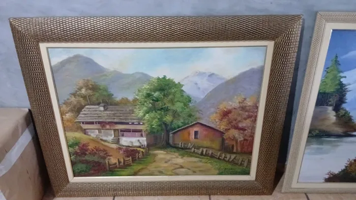 Quadros pintura a mão