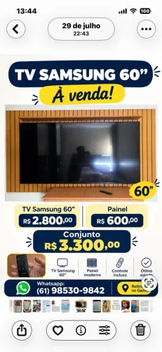 Vendo tv Samsung