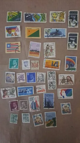 Selos 115 de 1980 a 1990 (Nacionais e Internacionais)