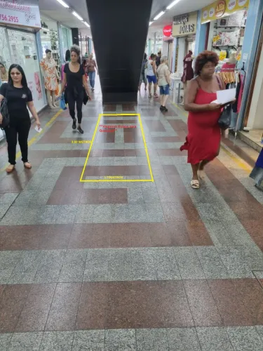 Alugamos espaço para QUIOSQUE de 3.00m x 1.75 m