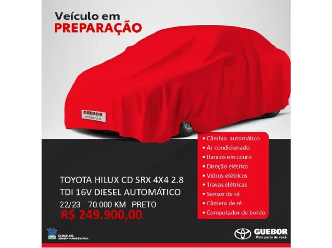 Toyota Hilux CD SRX 4X4 2.8 TDI 16V Diesel Aut. 2023