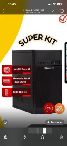 Cpu com sistema pdv.