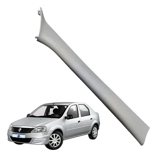 Moldura Coluna Parabrisa Dir Renault Logan 2012 *1