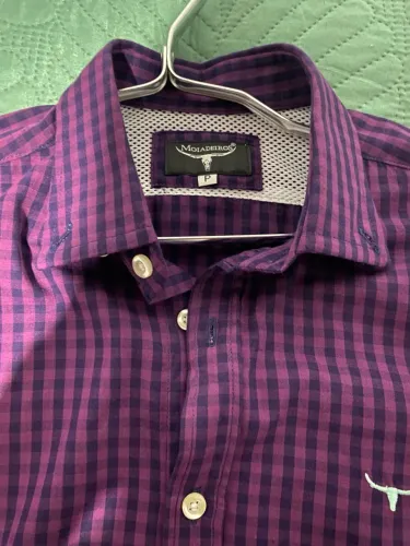 Camisa xadrez Vinho
