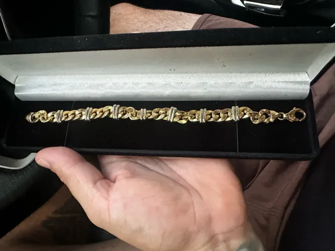 Pulseira de ouro 18k