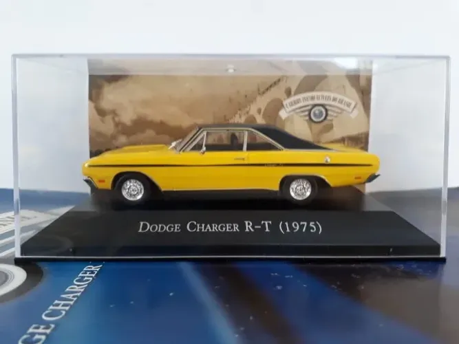 Miniatura Dodge Charger R/T 1975 - Inesquecíveis Do Brasil