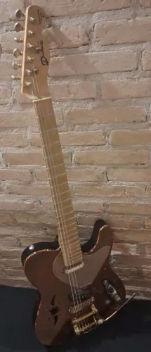 Guitarra Telecaster Premium Deluxe Dualibi Custom Shop c/ Dimarzios