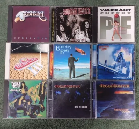Lote CDs Hard Rock Importados 100% Originais
