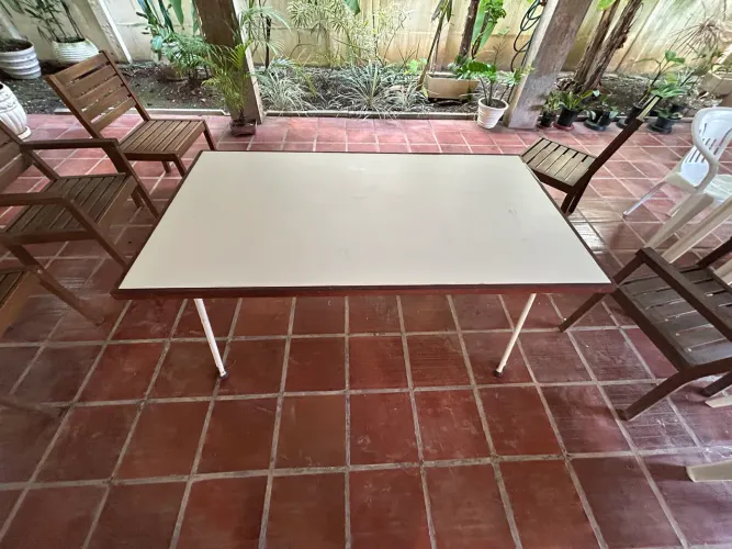 Mesa copa Branca 6 lugares