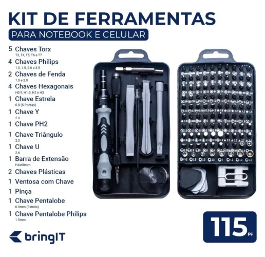 KIT DE FERRAMENTAS DE PRECISÃO - NOVO!