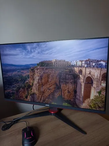 Monitor Gamer AOC 27G2E1 27" IPS 100Hz 1ms - com cabos - Uberlândia