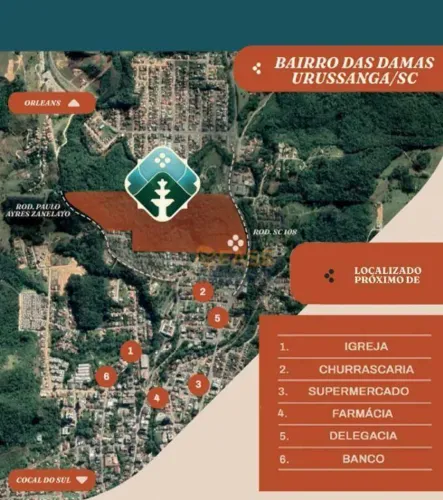 Terreno à venda, 363 m² por R$ 188.000,00 - das Damas - Urussanga/SC