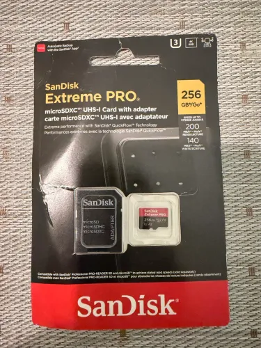 Cartão MicroSD SanDisk Extreme 256GB Extreme Pró