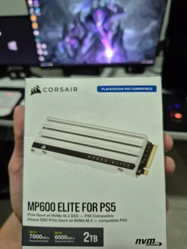 SSD Corsair MP600 Elite 2TB PS5/PC NVMe PCIe 4.0 7000MB/s