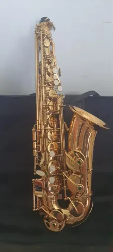 Saxofone Alto Mib Slade Dourado - Completo com Case + Acessórios