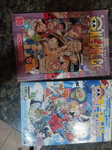 One piece vol. 90-91 usado (vendendo por motivo financeiro)
