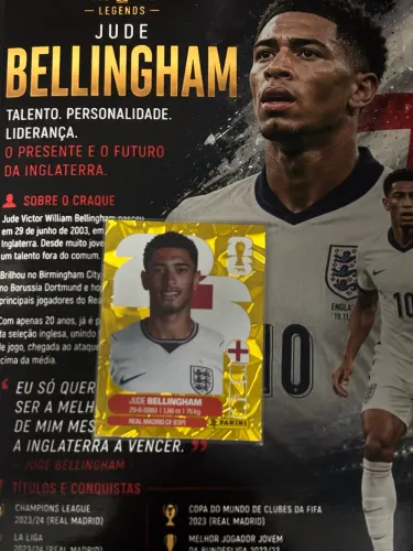 Figurinha Bellingham Gold Crumple