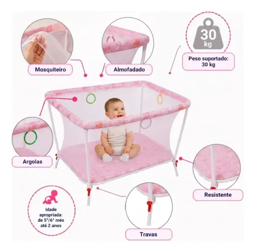 Cercadinho Para Bebês Tubline Little Baby NOVO