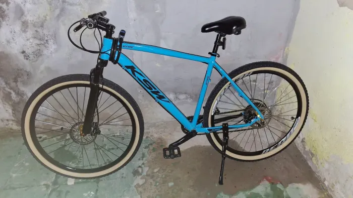 Bike Aro 29 K7, Cubo Barulhento e Freio Hidráulico