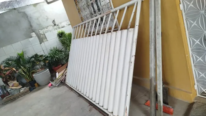 Portão galvanizado