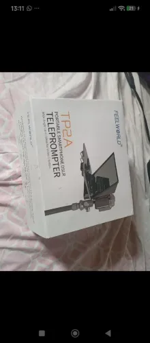Teleprompter feelworld TP2A novo, nunca usado