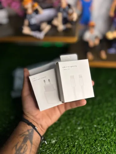 Carregador USB-C 20W + Cabo Lightning 1m
