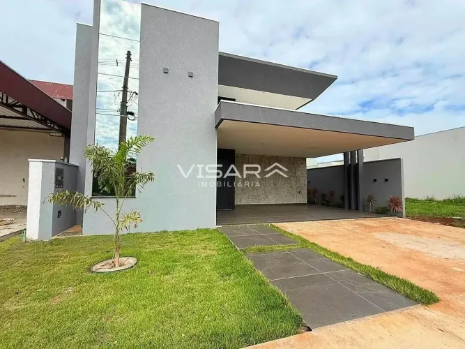 Casa térrea à venda - Condomínio fechado Porto Unique Spa Resort em Dourados/MS