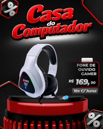 FONE DE OUVIDO GAMER