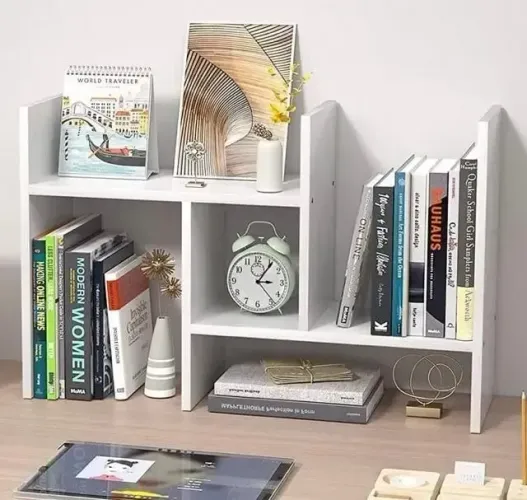 Nicho Ajustável Organizador De Mesa Escritório Quarto Mdf
