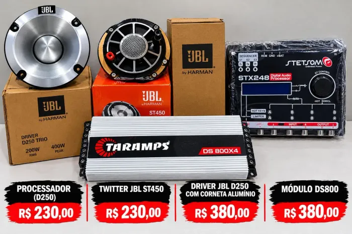 Acessórios modulo som 