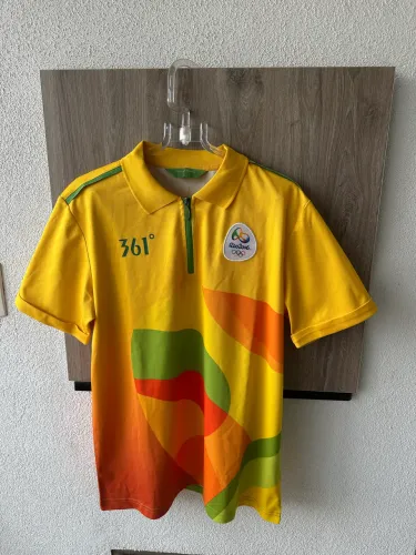 rara camiseta polo olimpíadas 2016 Rio de Janeiro Brasil linda impecável exclusiva