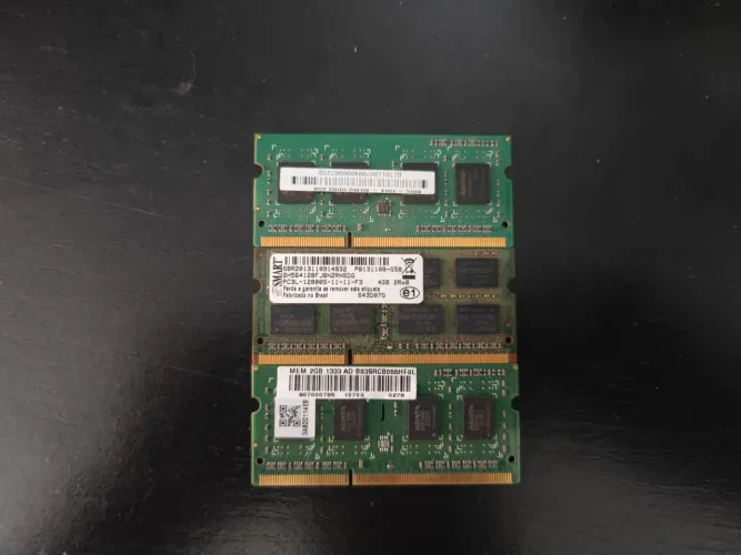 Lote de memória ram DDR3 de notebook 