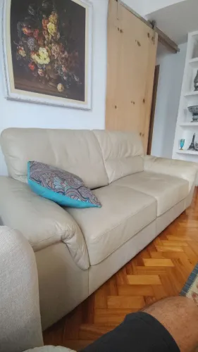 Sofá 190 cm em couro