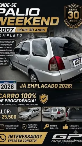 Fiat Palio Weekend ELX 1.4 MPI Fire Flex 8V 2007