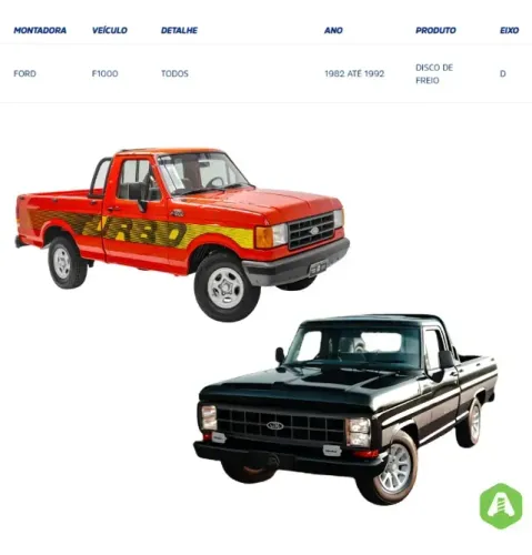 Disco Freio Dianteiro Ventilado Ford F1000 1982-1992  HIPER HF16